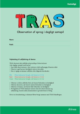 Tras Skema - 10 Stk - Special-Pædagogisk Forlag - Bog