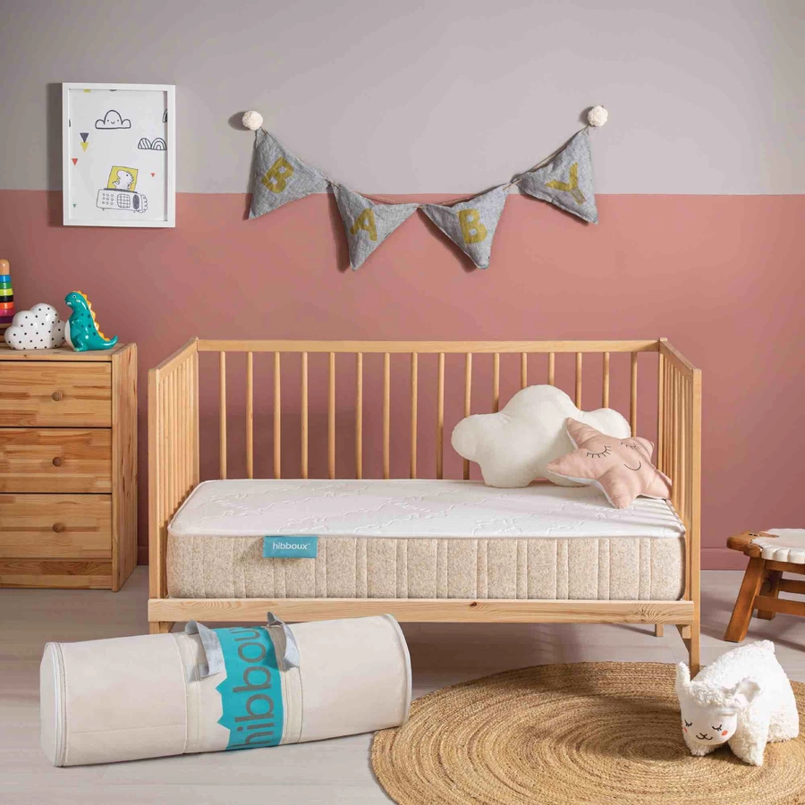 hibboux® Matratze Nest Weiß