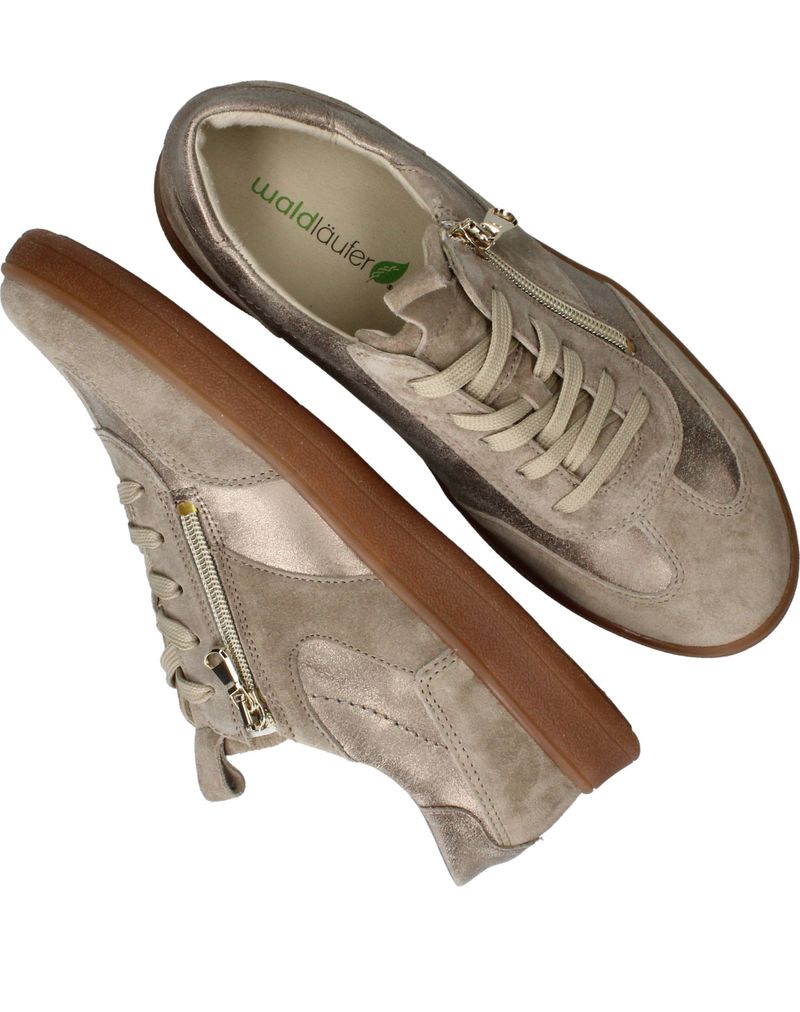 Waldlaufer Daisy Sneakers Taupe Dames