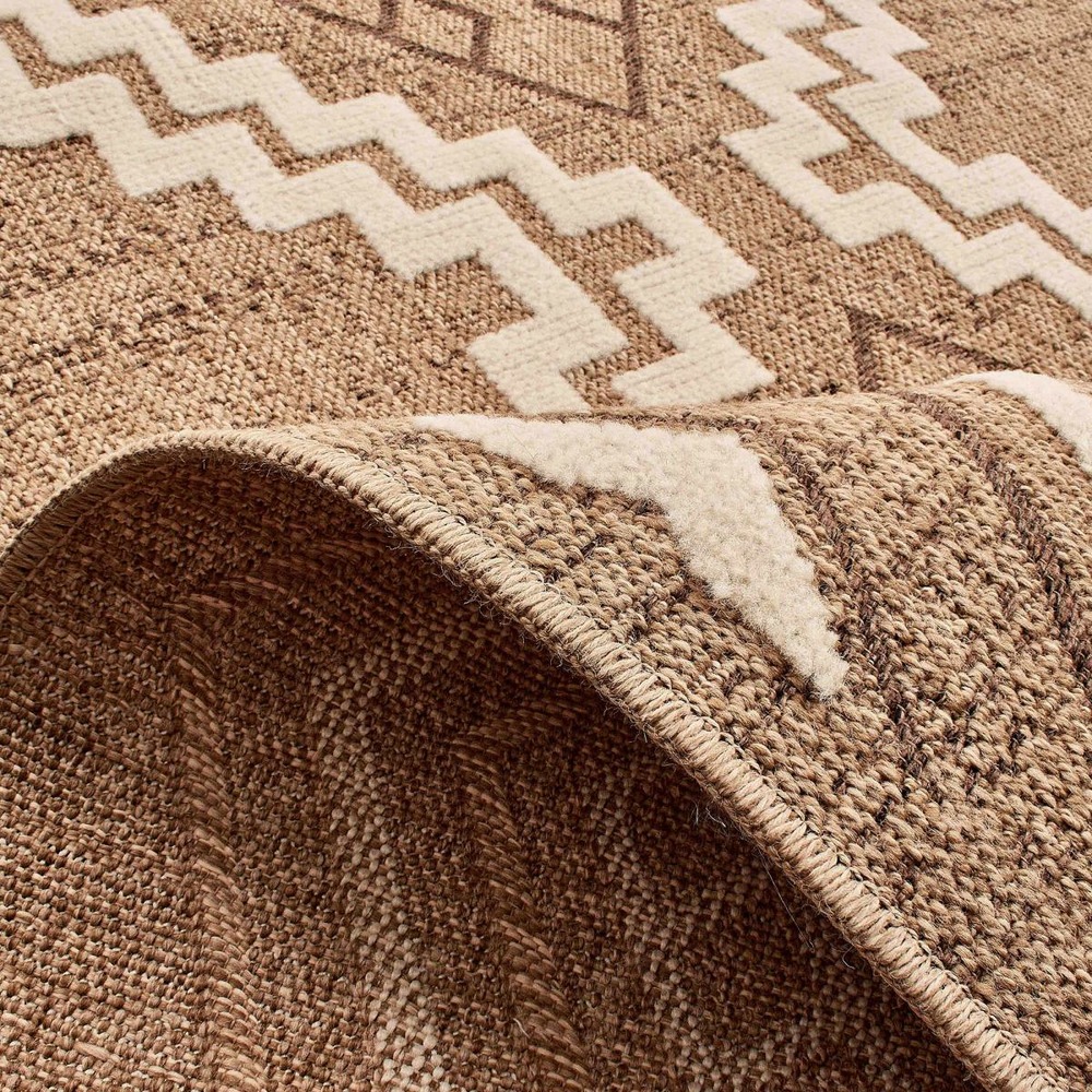 Tapis extérieur marron 60x90 cm