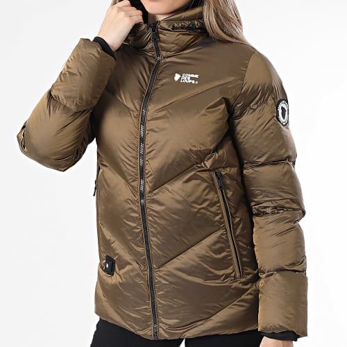Doudoune Capuche Chauffante Femme York Marron