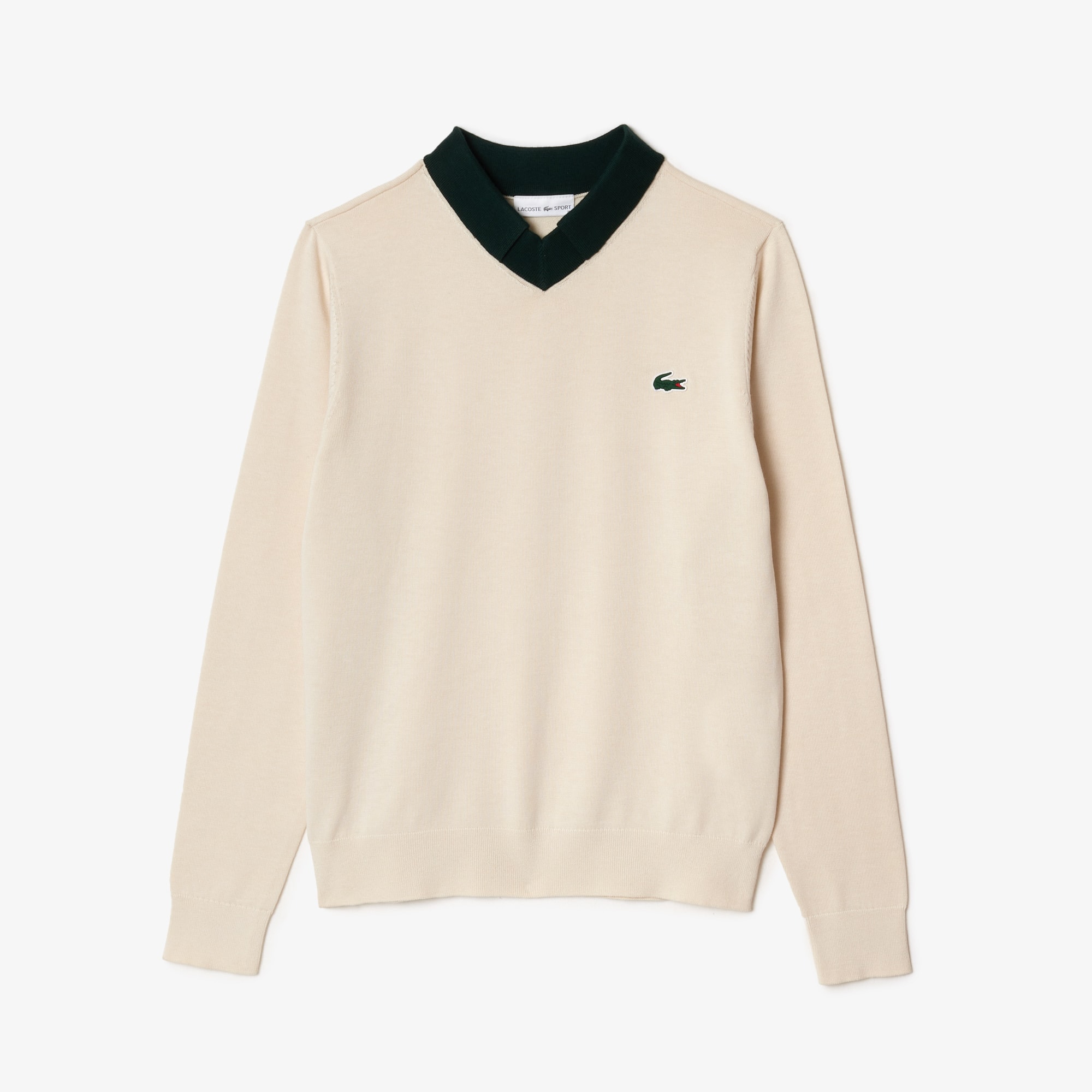 Pull Golf en coton Pima Pullovers - Blanc - Lacoste - Femme