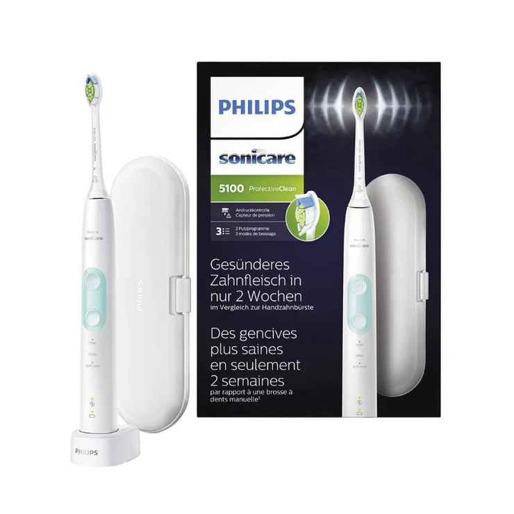 Philips Sonicare brosse à dents électrique 5100 HX6857/28 Blanche
