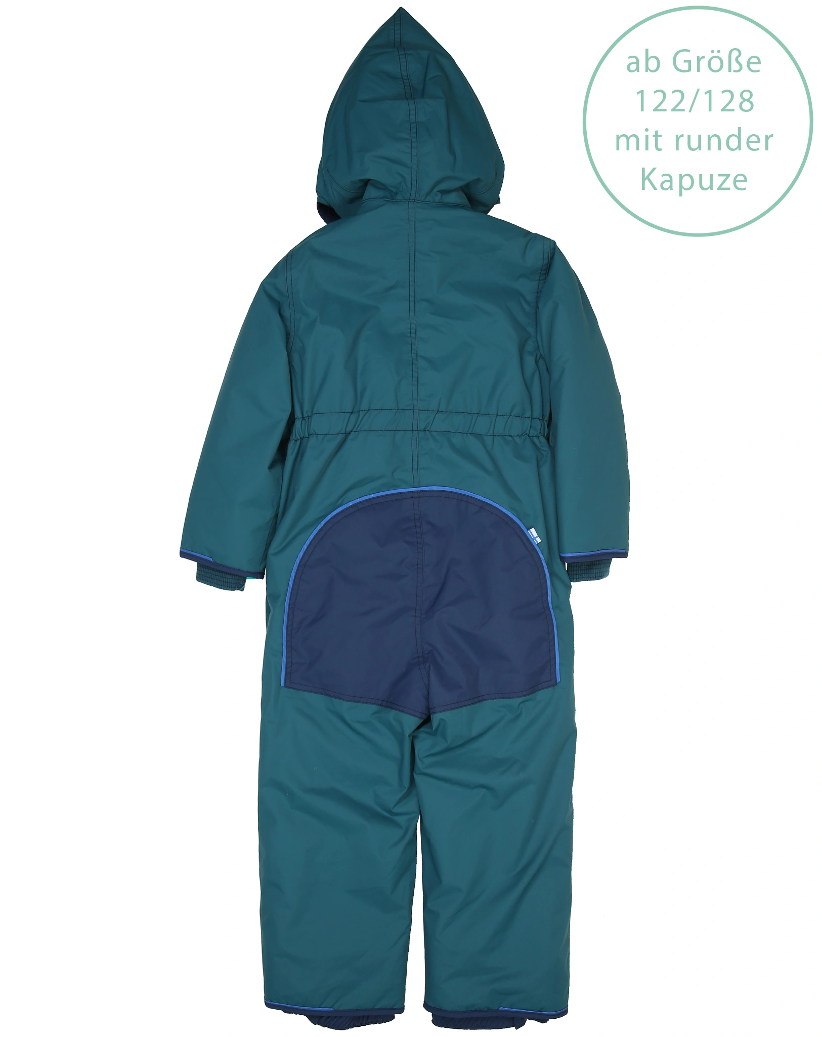 Winteroverall PIKKU WINTER SPORT mit Umschlagbündchen in deep teal/navy