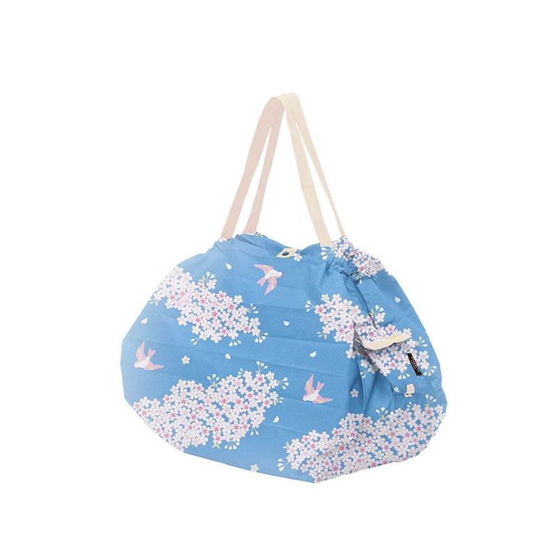 Sac pliable Shupatto Large 50 cm Hana Ni Tori