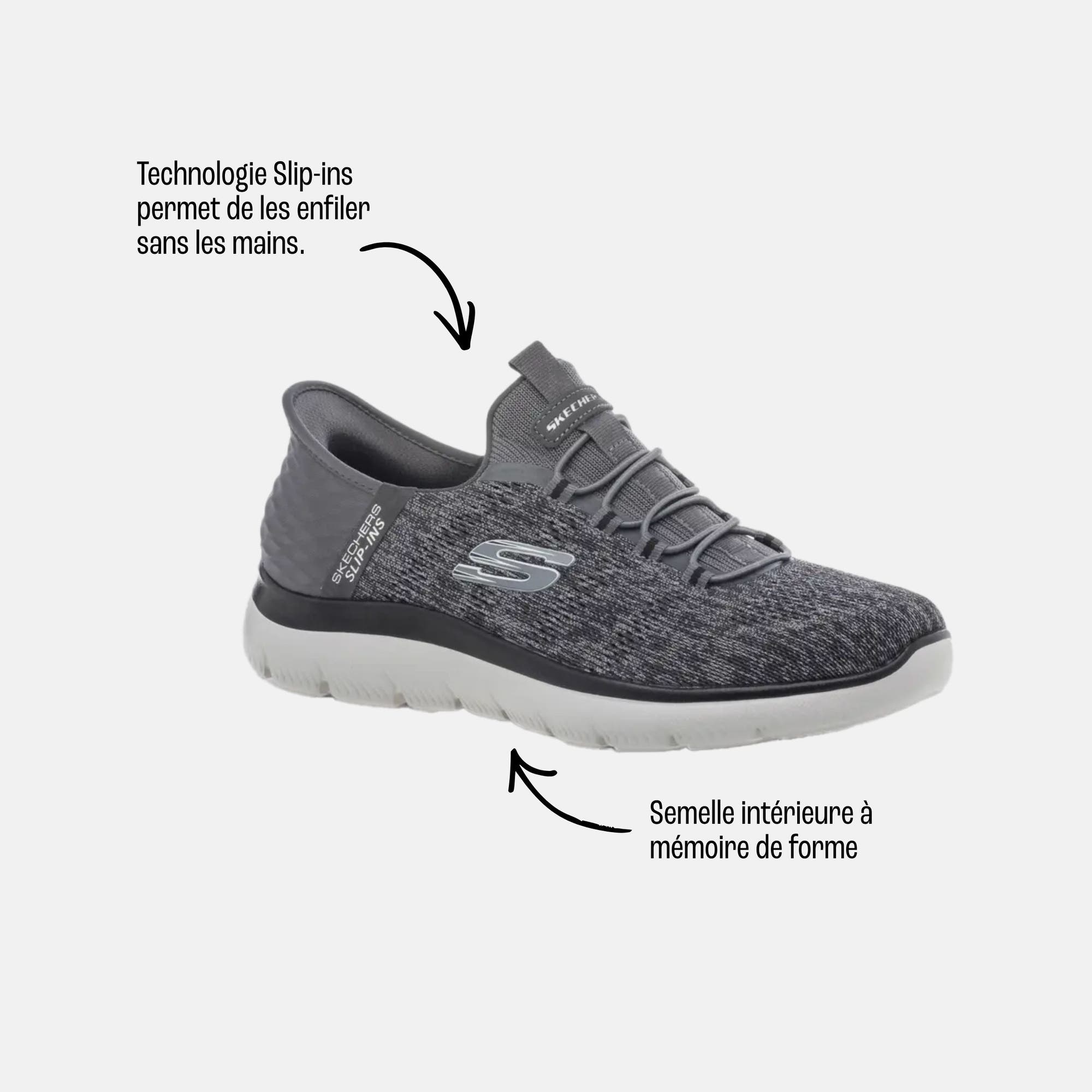 Baskets Homme gris