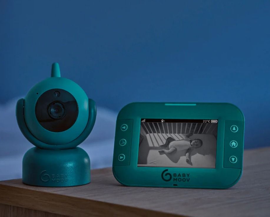Babyphone Caméra rotative - YOO Twist - Ecru