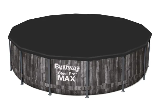 Bestway 5614Z, 13030 L, Indrammet pool, Voksen & barn, Stige, Træ, 47,4 kg