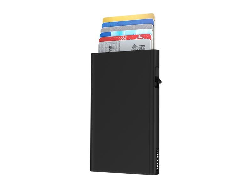 TRU VIRTU Card Case Click & Slide Bankkarten Etui