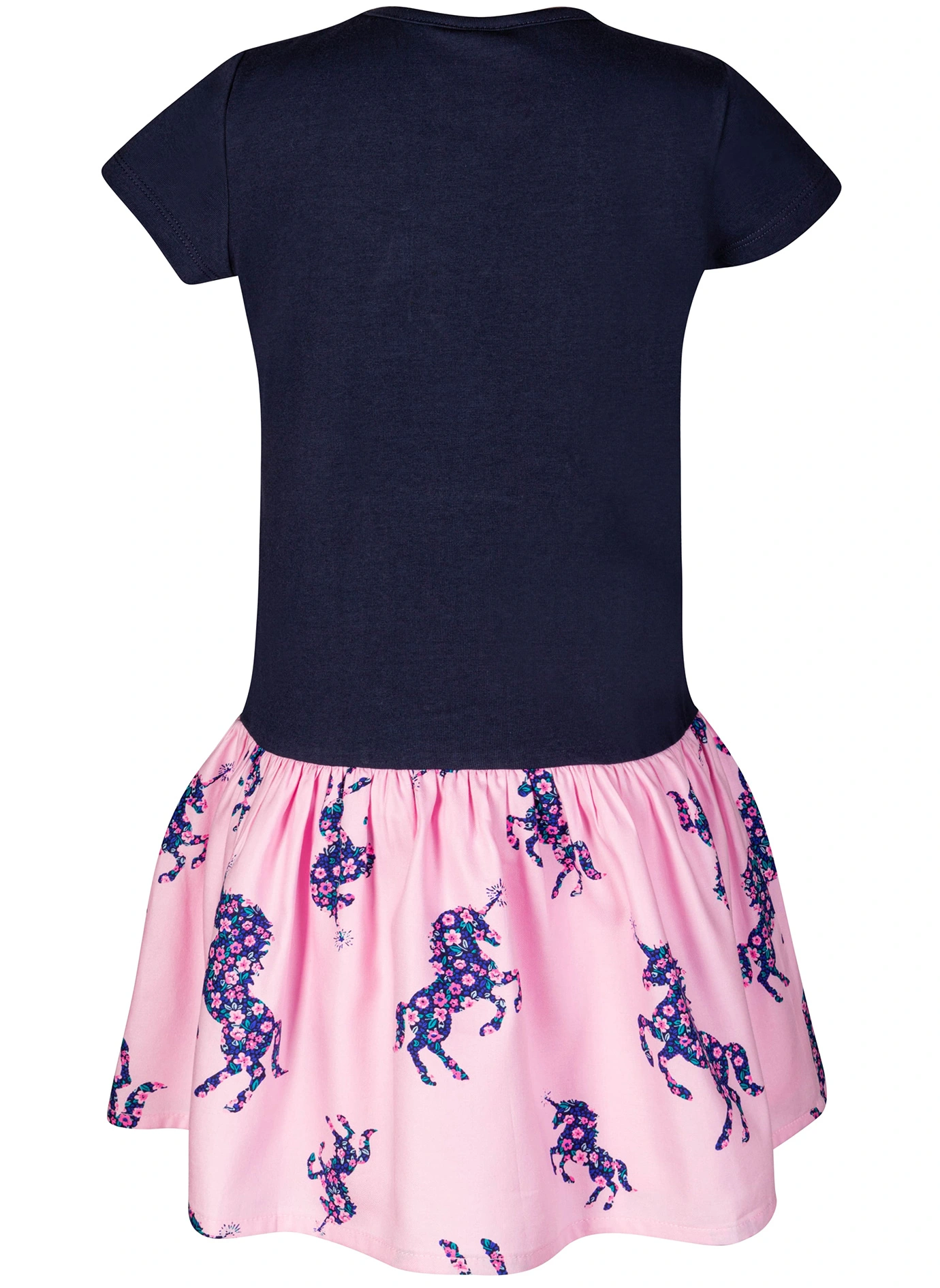 Kurzarm-Kleid MAGIC UNICORN in navy