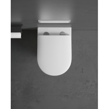 Atlantic hangend toilet Roy wit