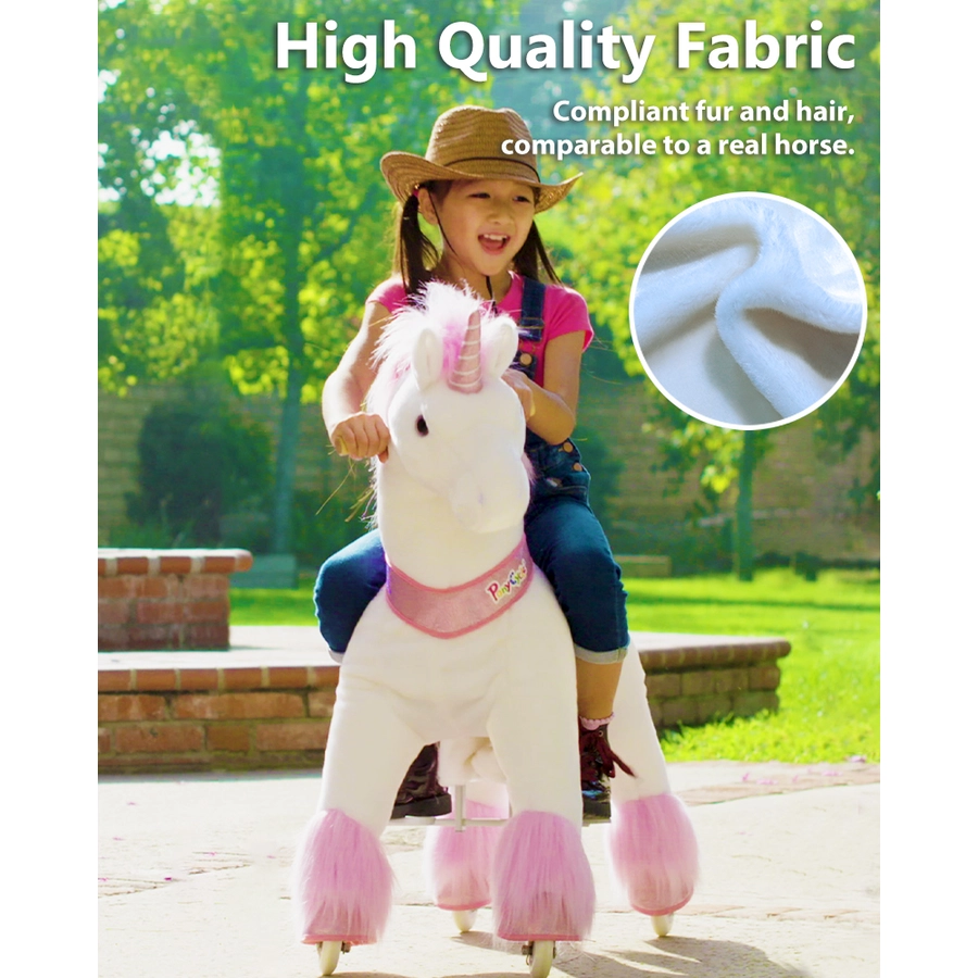 PonyCycle® Pink Unicorn mit Bremse - groß