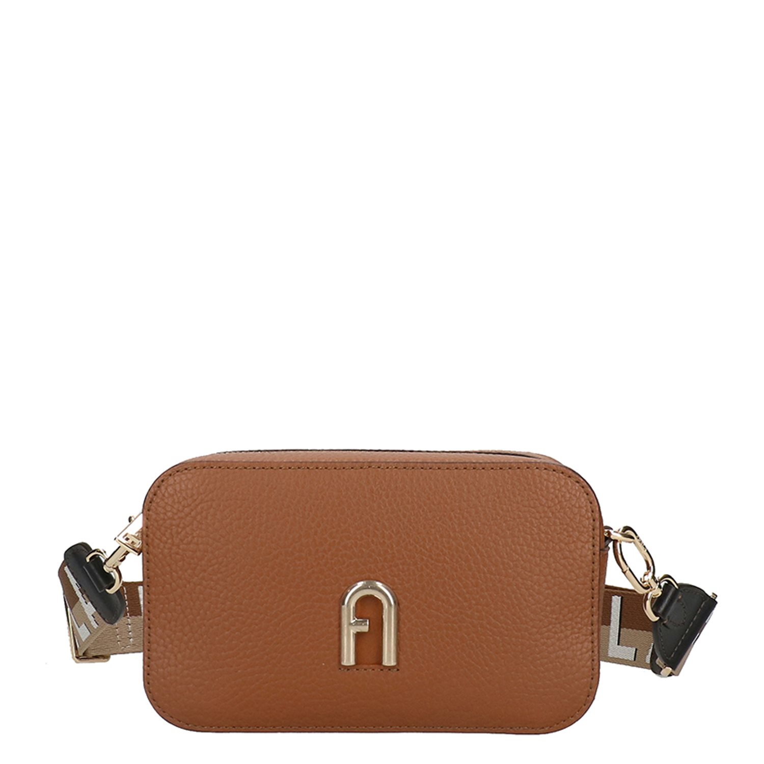 Furla Primula Mini C.Body Webbing Strap cognac
