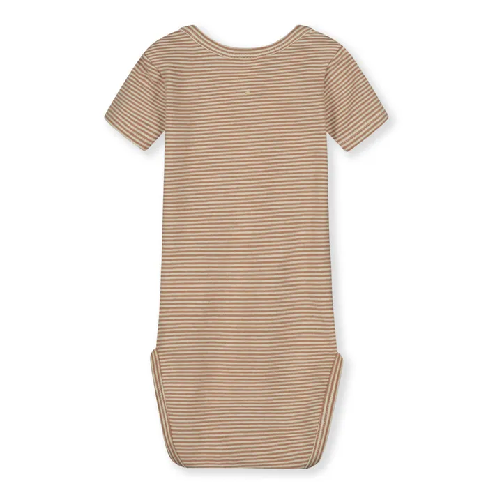 Gray Label Body Rayé Coton Bio | Camel