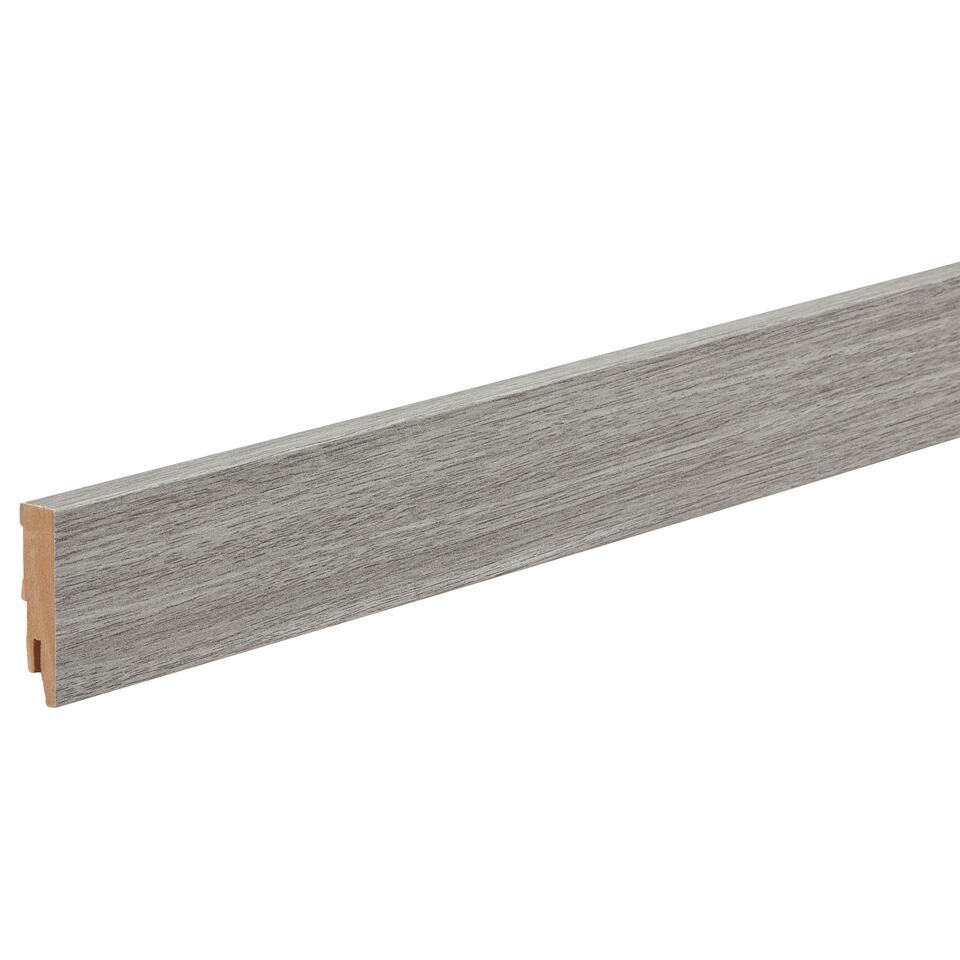 Plint Grijs Eiken MDF 6,5 cm