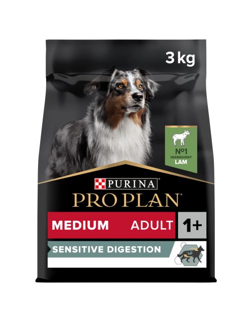 Pro Plan Dog Adult Medium Sensitive Digestion Lam - Hondenvoer