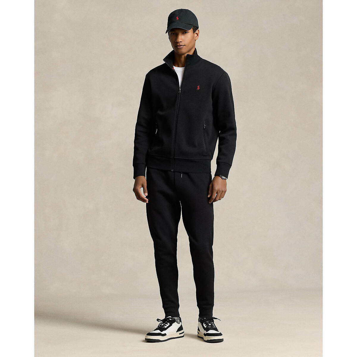 POLO RALPH LAUREN<br>Suéter com zíper e gola alta