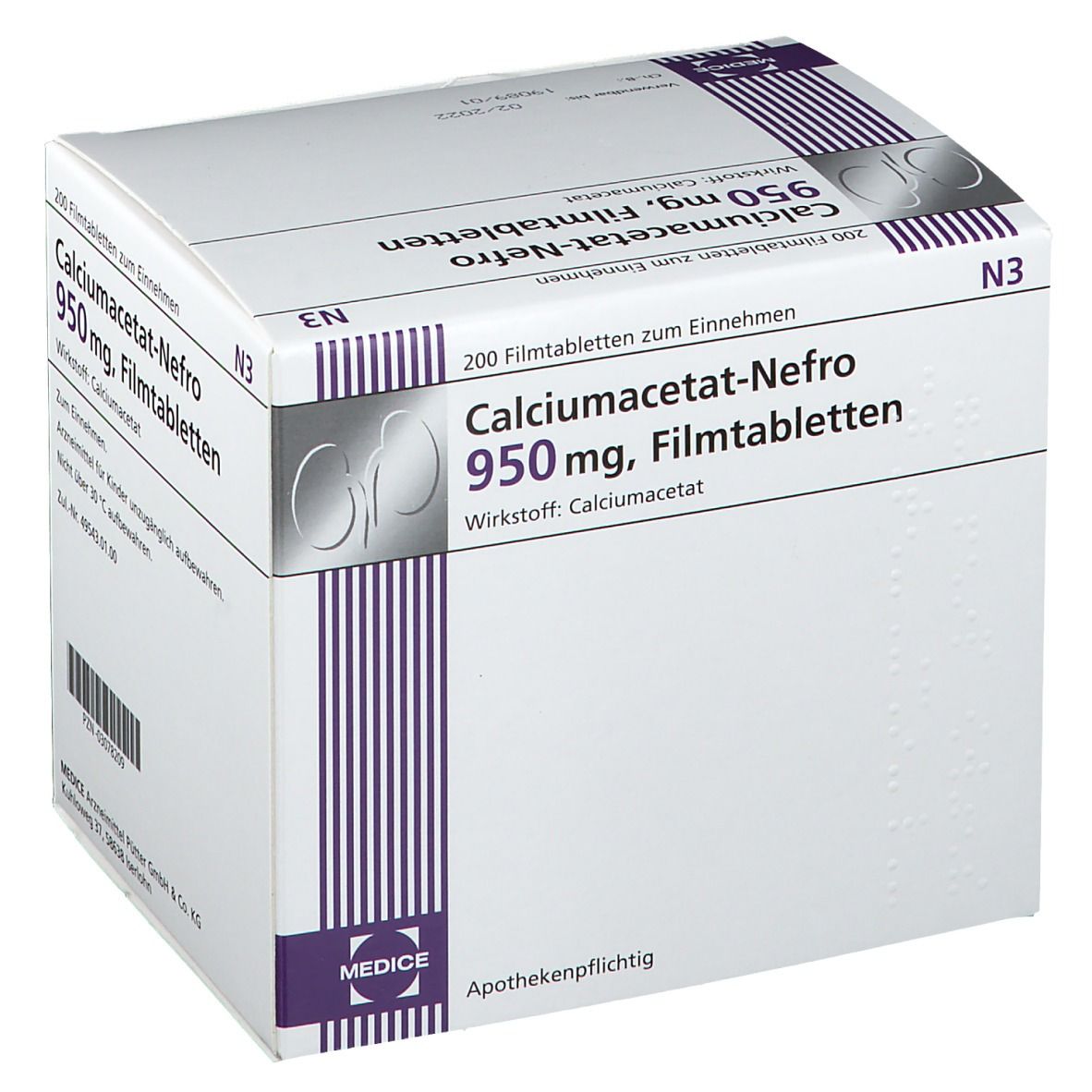 Calciumacetat-Nefro 950 mg