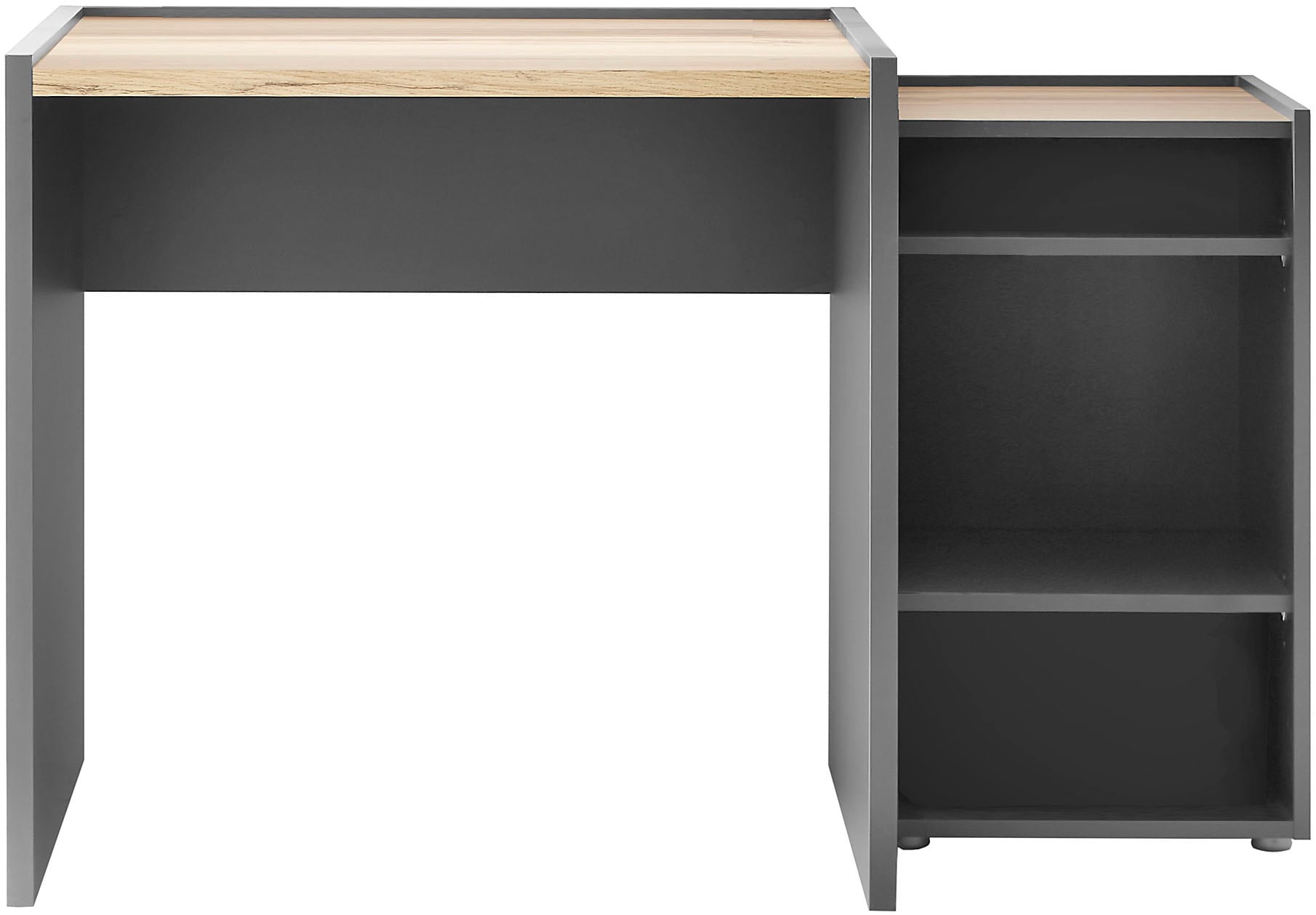 INOSIGN Büromöbel-Set »CITY/GiRON, modernes Design, Homeoff., Büro in zwei Farben/Wotan Eiche« Set, 2 Stk. tlg. enthält Schreibtischunterschrank, Schreibtisch, wohnliches Home Office