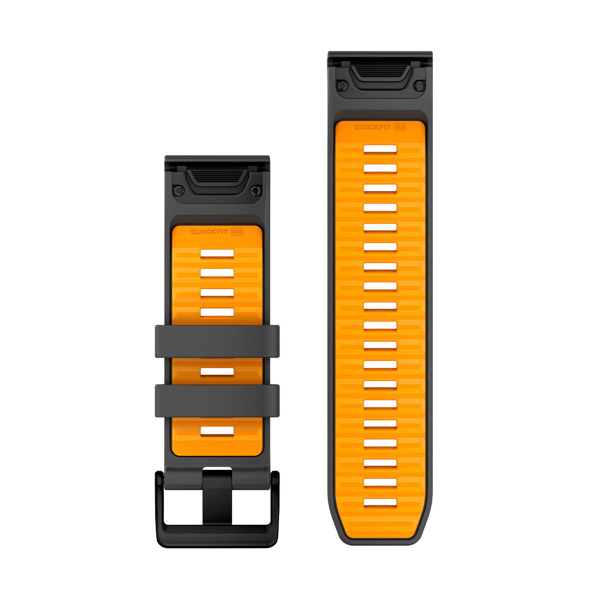GARMIN 26mm QuickFit, Graphite/SparkOrg Silicone