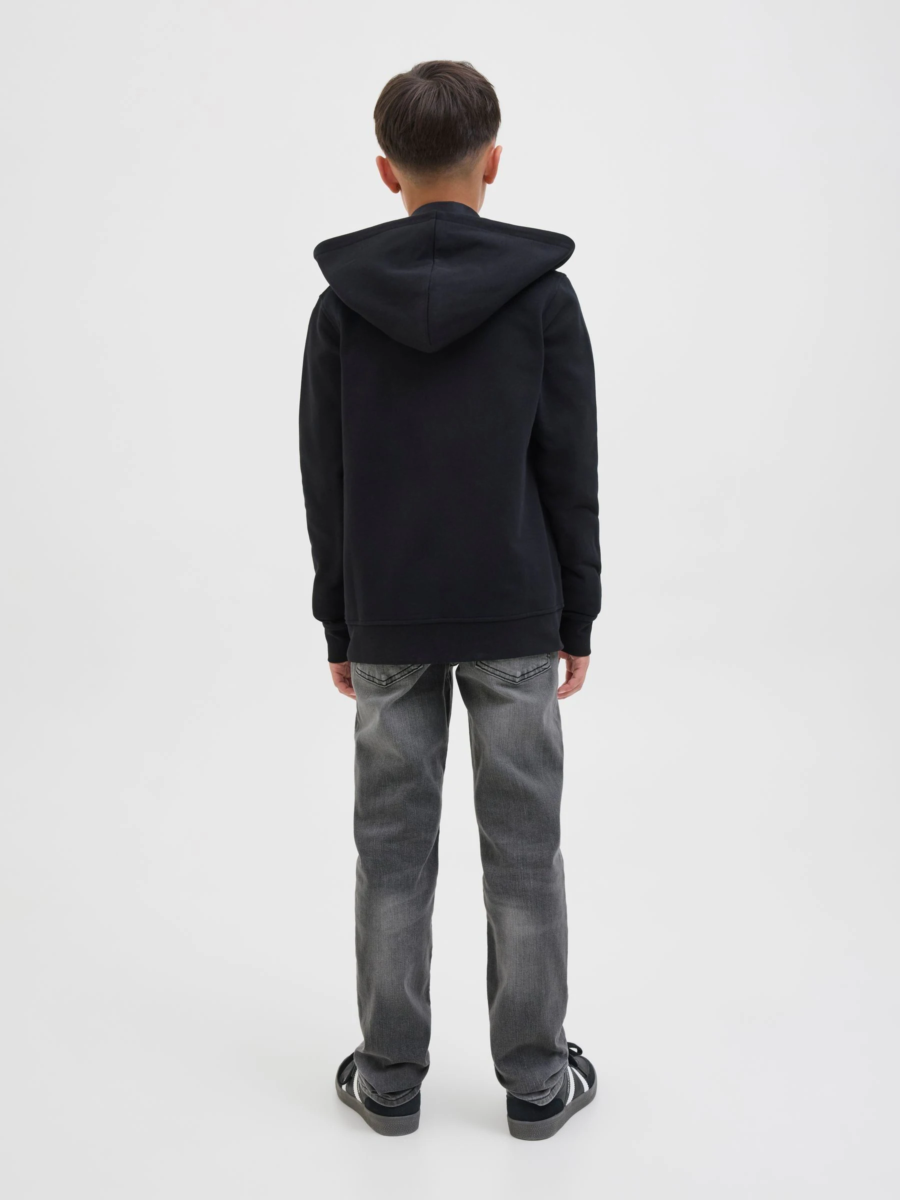 Zwart - JACK & JONES JUNIOR Blue Glenn Slim Fit Jeans