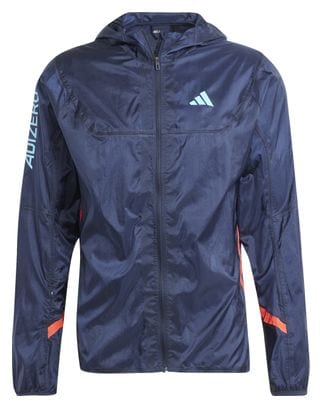 Veste imperméable adidas Performance adizero Bleu