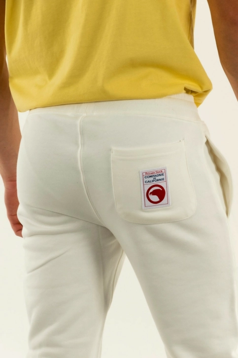 joggings compagnie de californie diego blanc