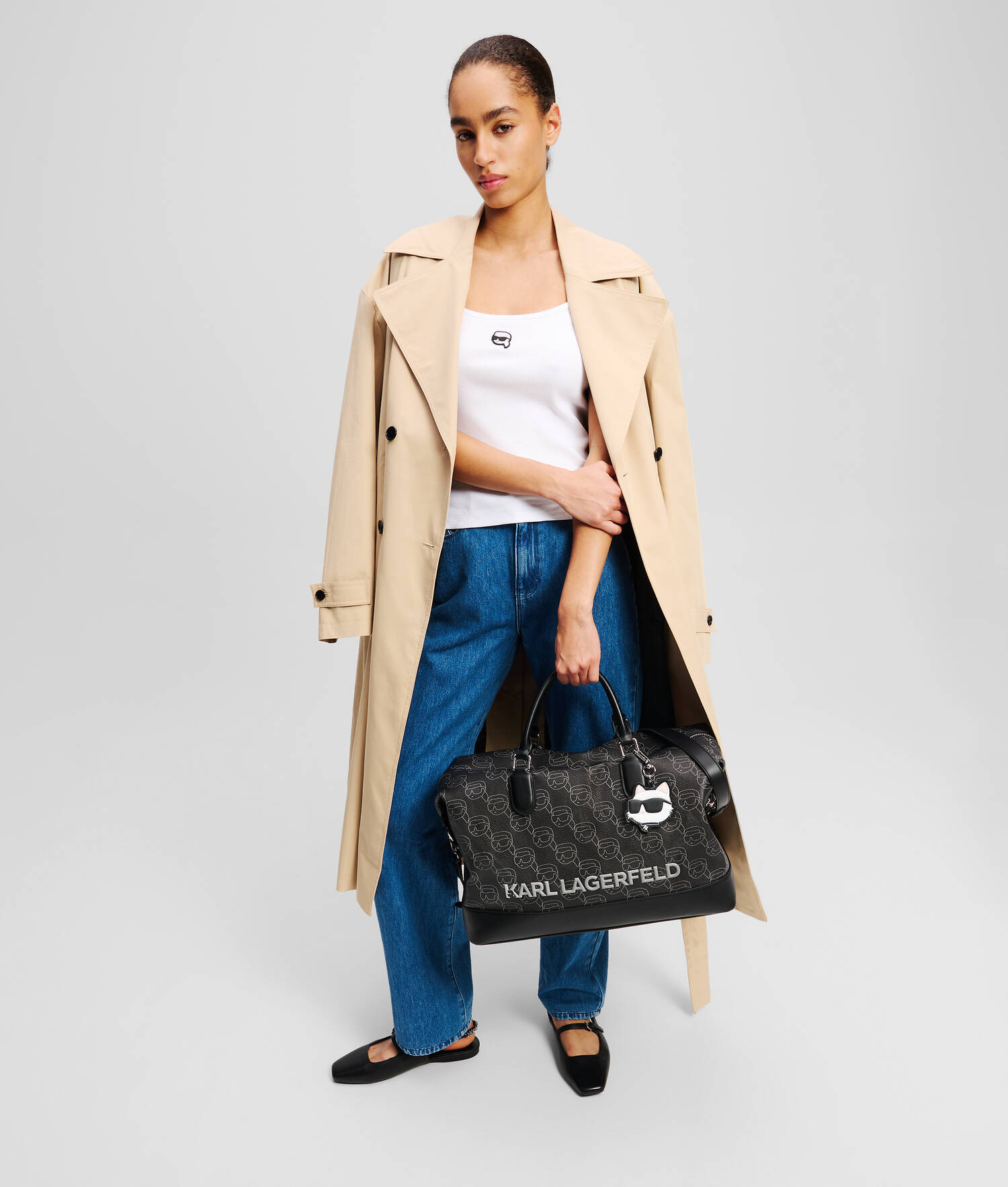 SAC WEEK-END IKON - NFT All Over Pattern Noir