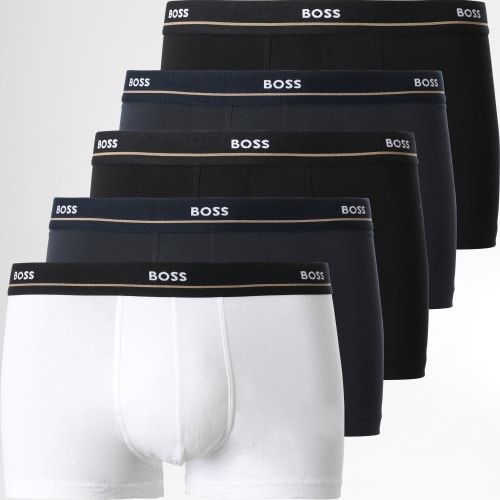 Lot De 5 Boxers 50475275 Noir Bleu Marine Blanc