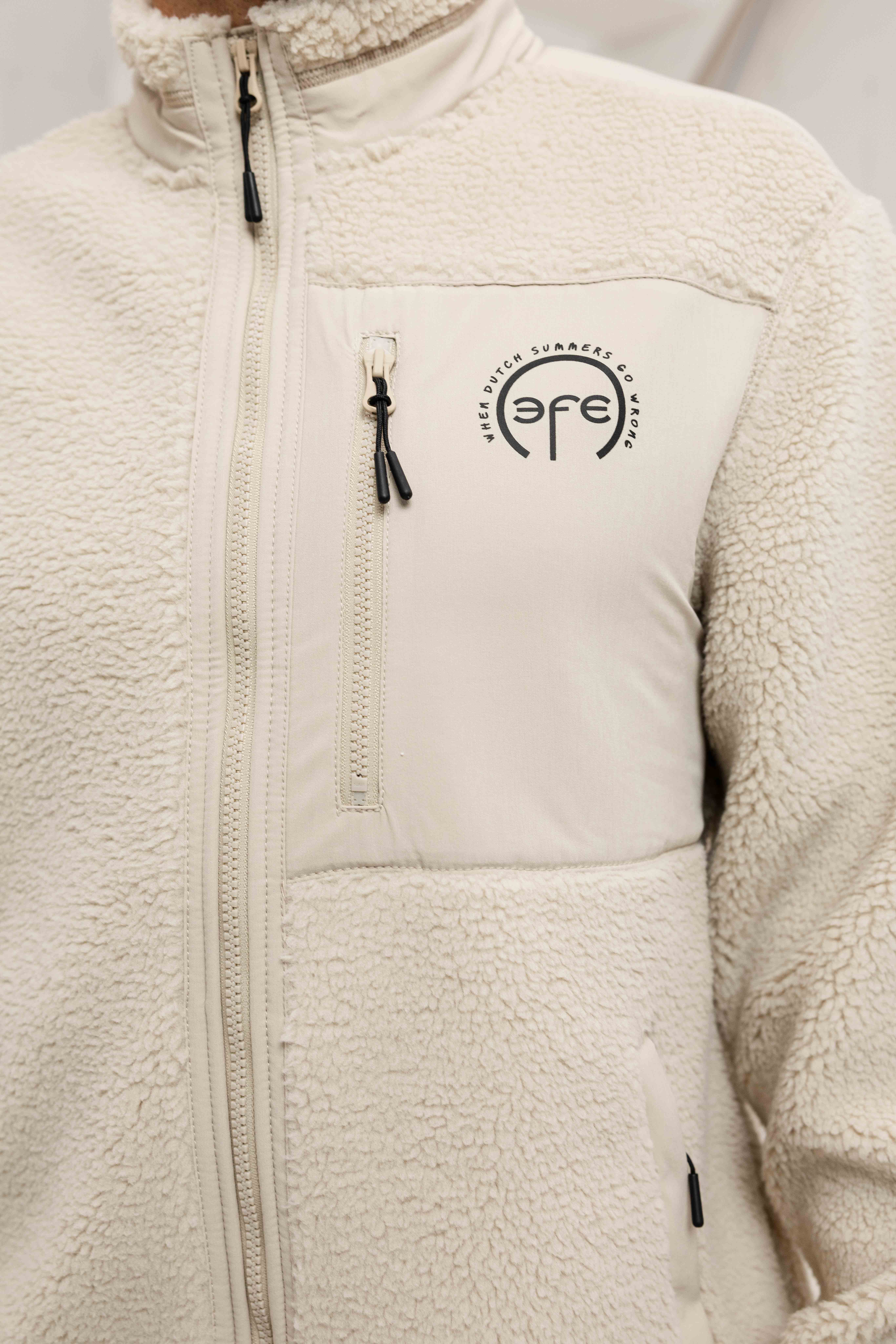 Enfance Fleece Jas Heren Beige