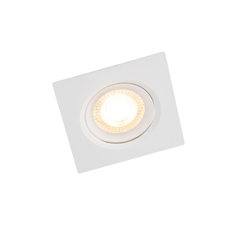 Set van 3 inbouwspots wit incl. LED 3-staps dimbaar - Miu