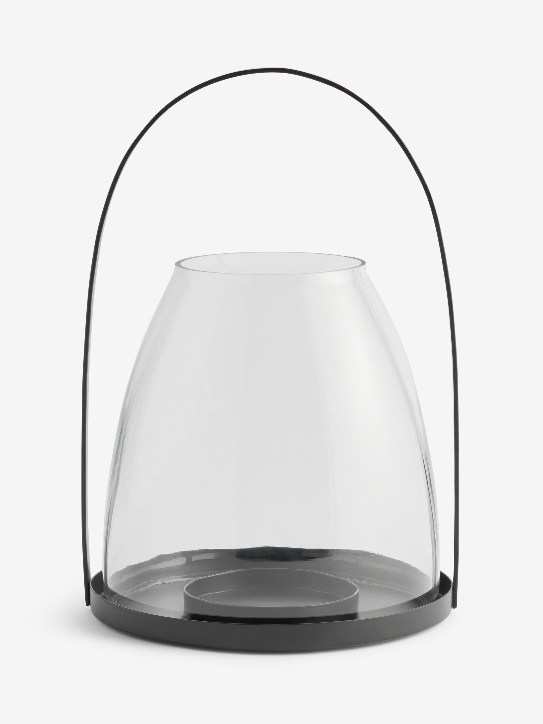 Metal Curved Handle Lantern