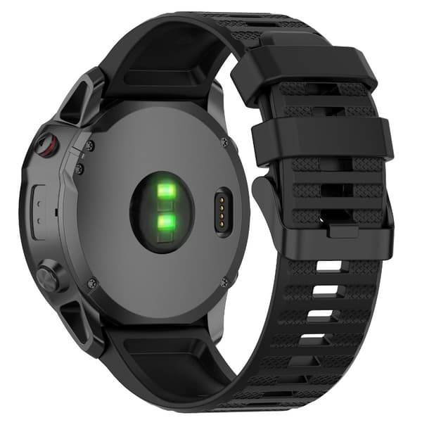 INF Klokkereim for Garmin Fenix 7/6/5 Black