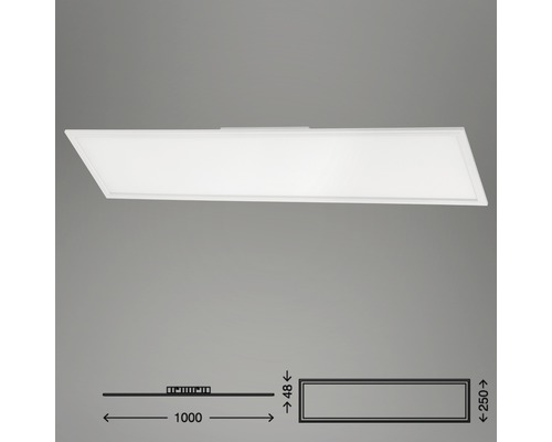 Dimbaar LED-paneel 24W 2200 lm 3000-6500 K 100x25 cm + afstandsbediening