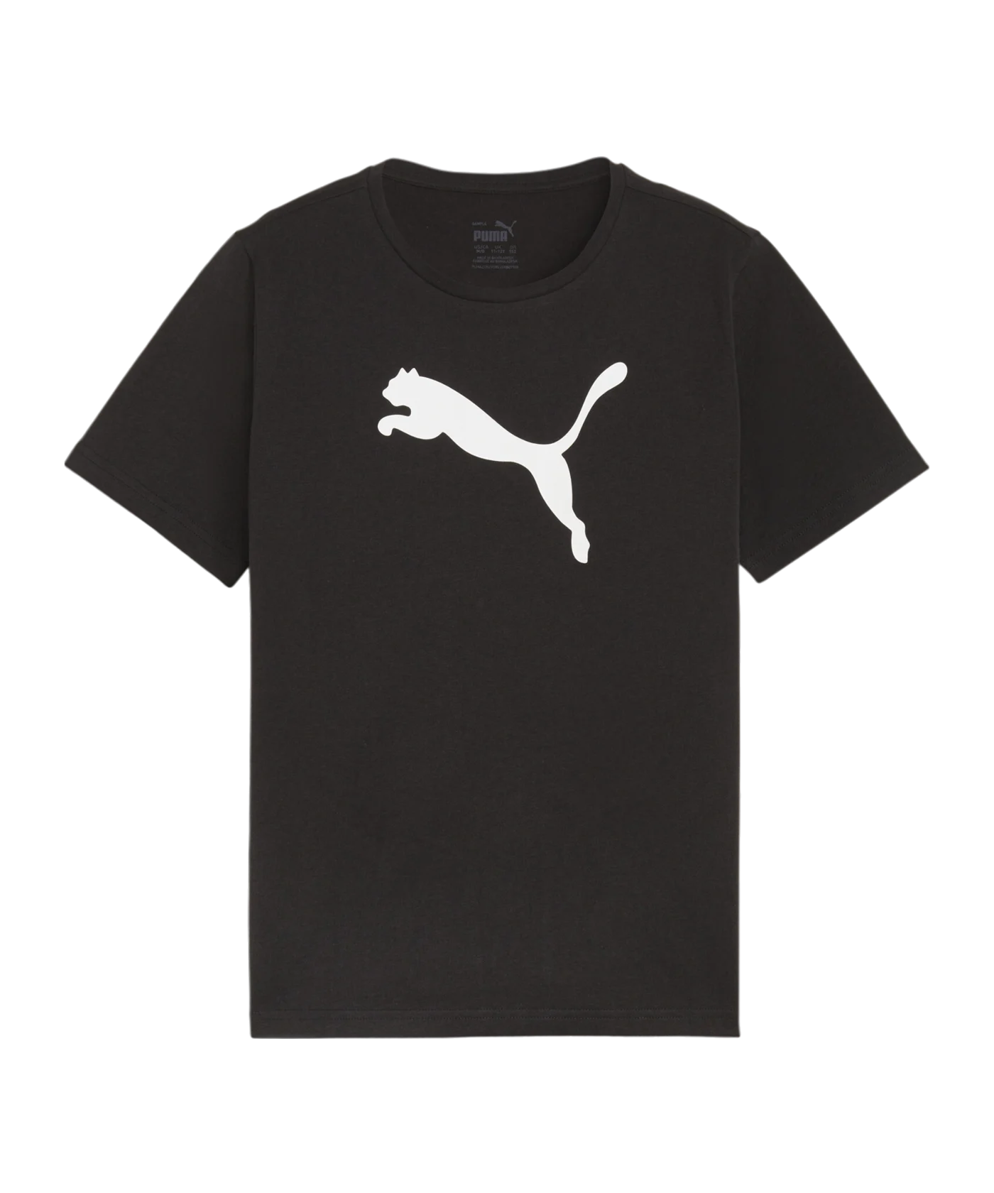 PUMA teamRISE Logo Trainingshirt Kids Schwarz F03