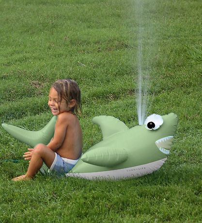 SunnyLife Giant Sprinkler Shark - 248 x 148 cm - Grün