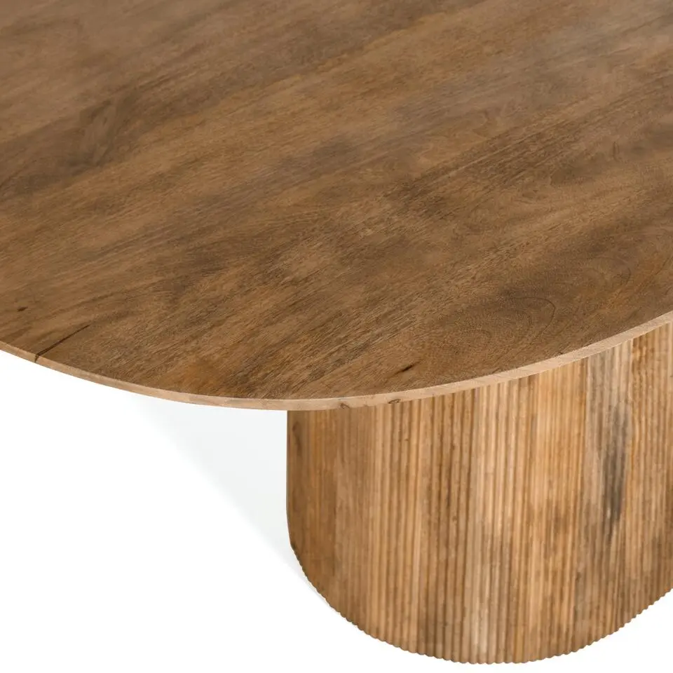 Mokka Eettafel Lichtbruin 180cm