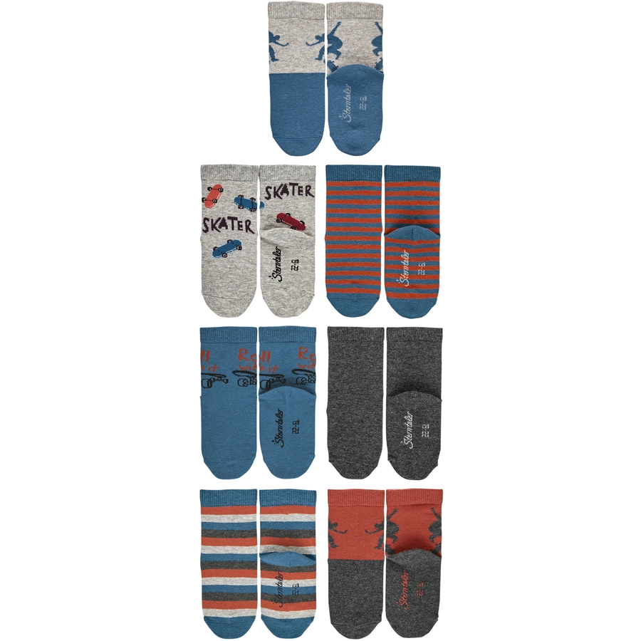 Sterntaler Söckchen 7er-Pack mittelblau