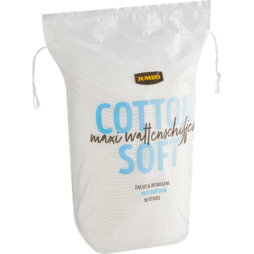 Jumbo Cotton Soft Maxi Wattenschijfjes 50 Stuks