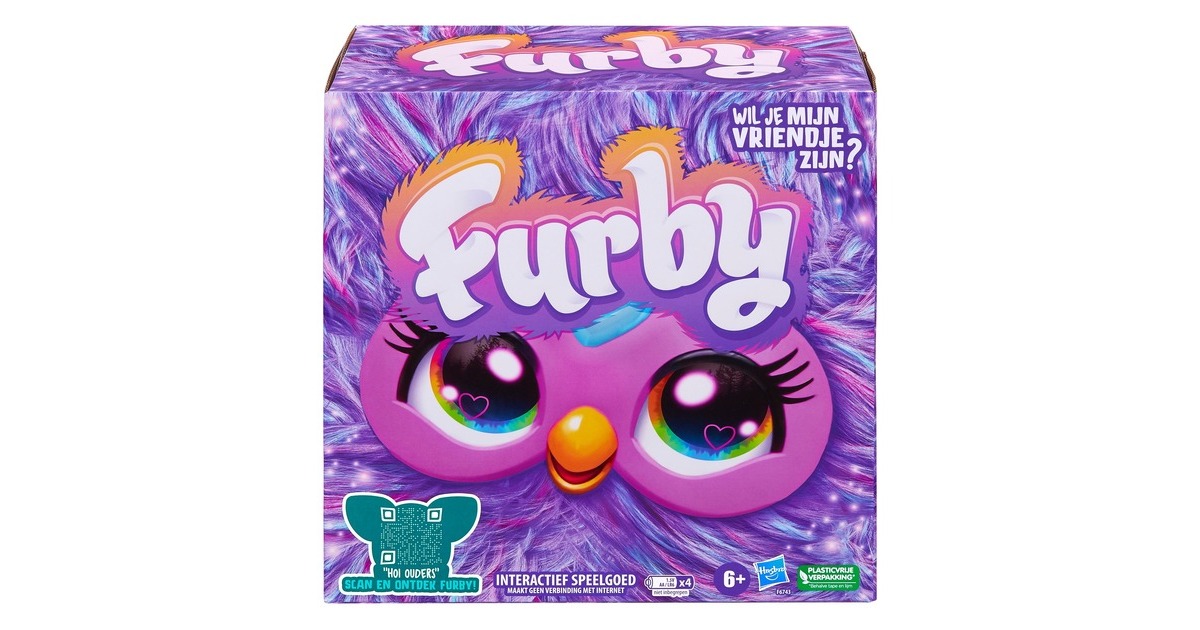 HasbroFurby Paars Pluchenspeelgoed