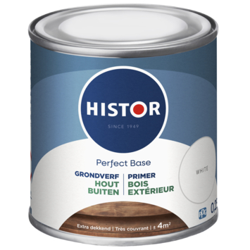Histor Perfect Base grondverf buiten hout wit 250 ml