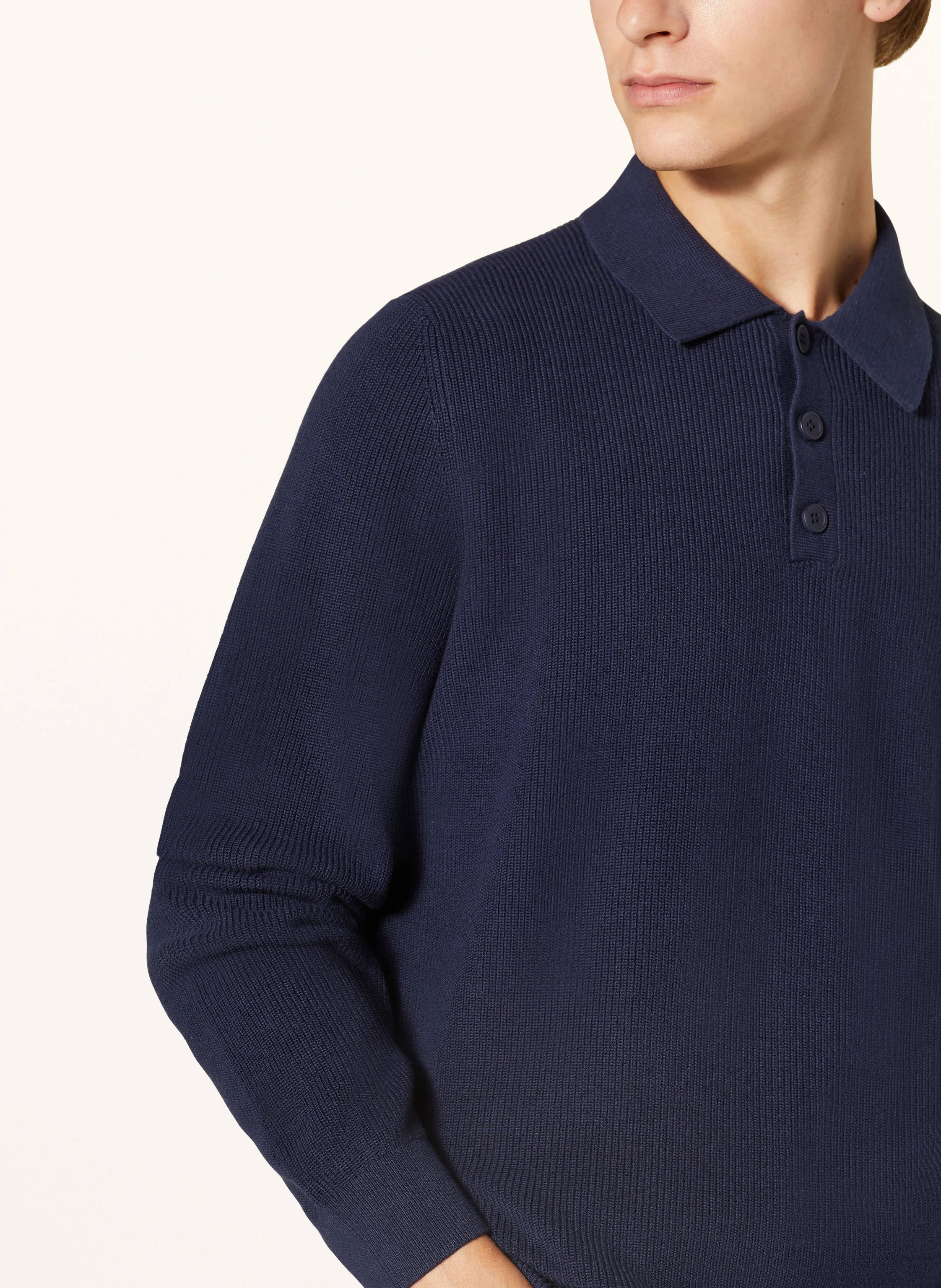 PAUL Strick-Poloshirt
