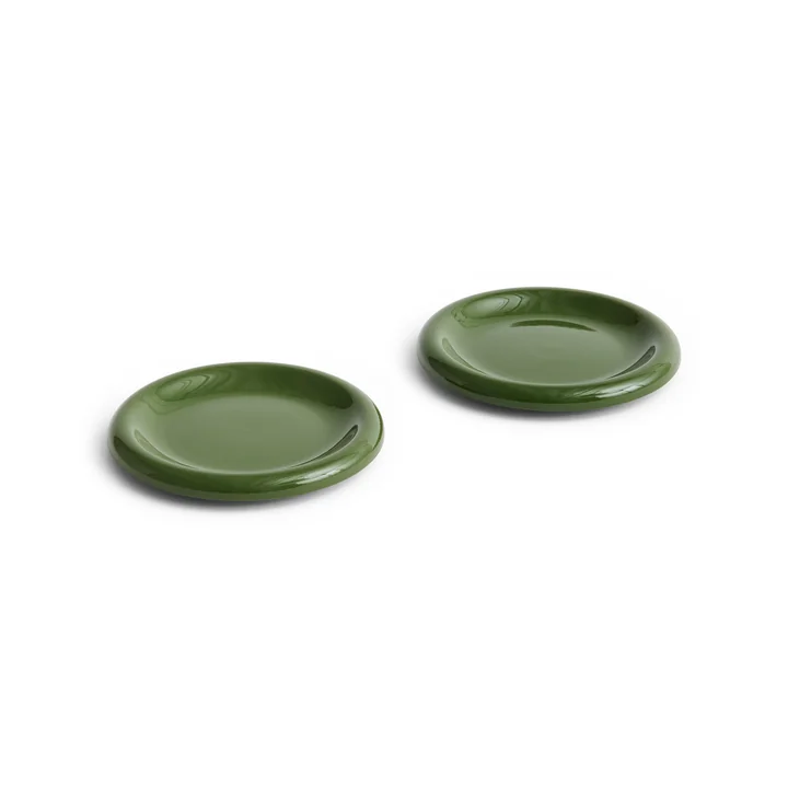 HAY - Barro Teller Ø 18 cm, grün (2er-Set)