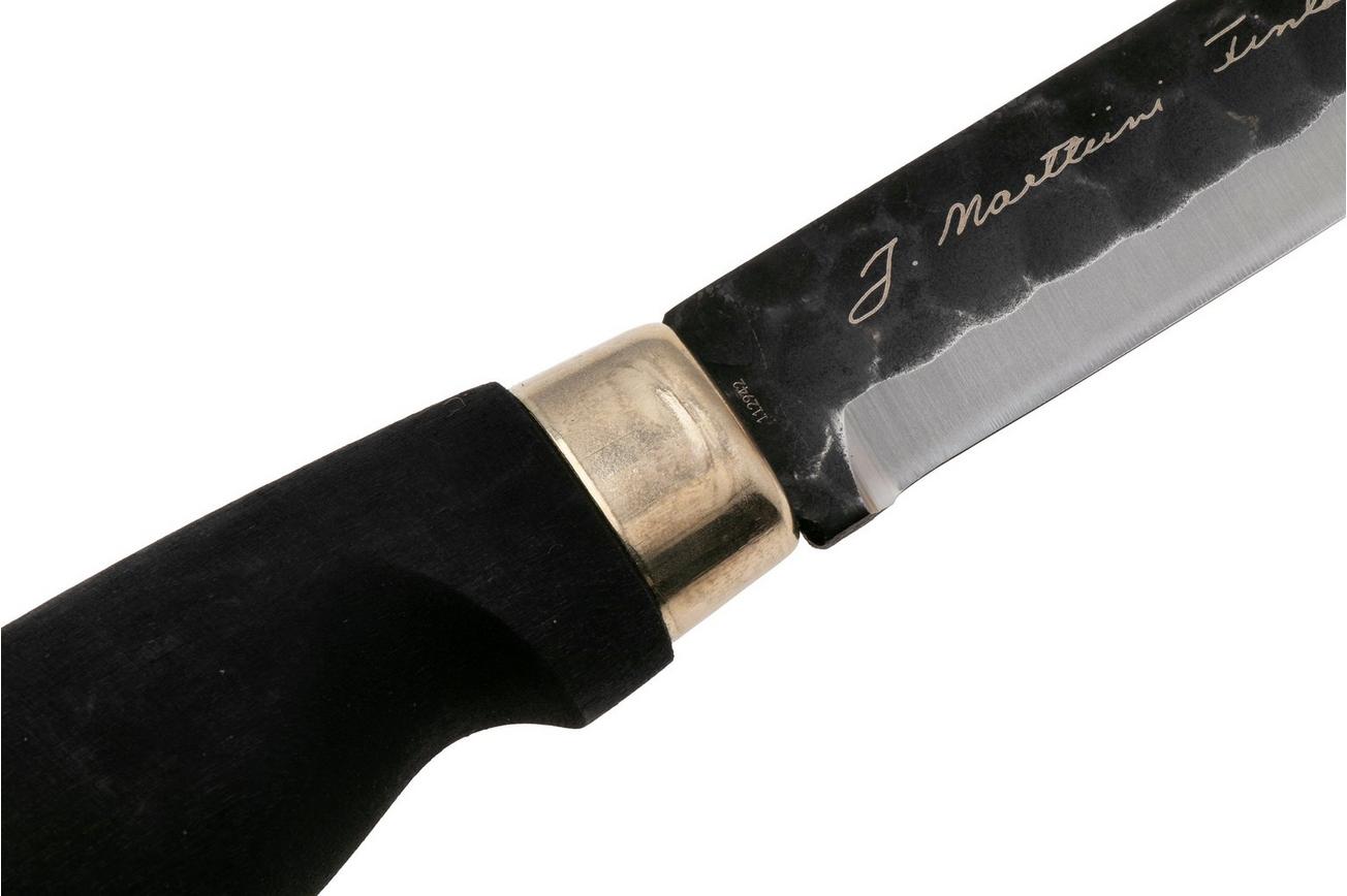 Marttiini Lynx Black Edition 131013, Brut De Forge 80CrV2, Black Birch outdoormes