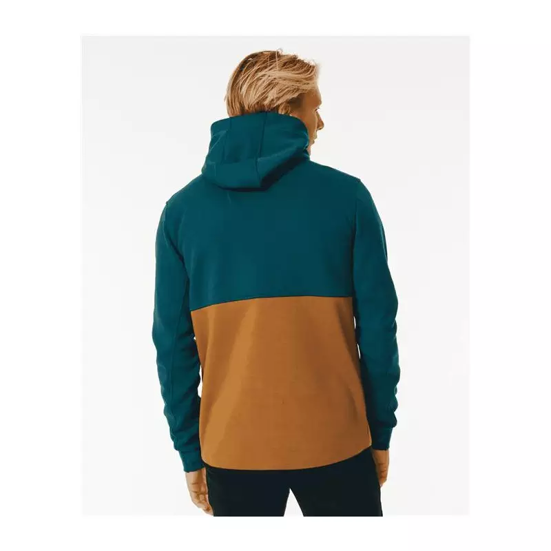 Sweat RIPCURL Anti Series Departed Zip Thr Blue Green