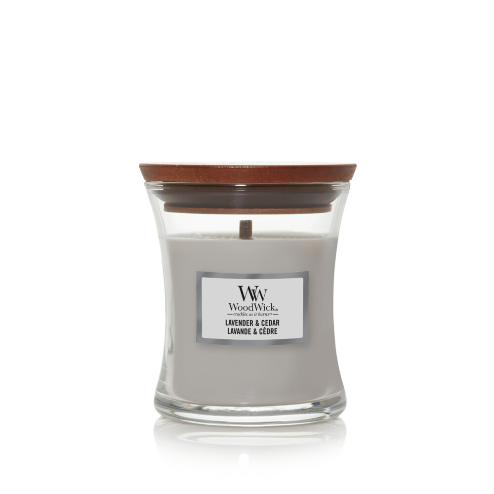 WoodWick Geurkaars Mini Lavender & Cedar 85 gr