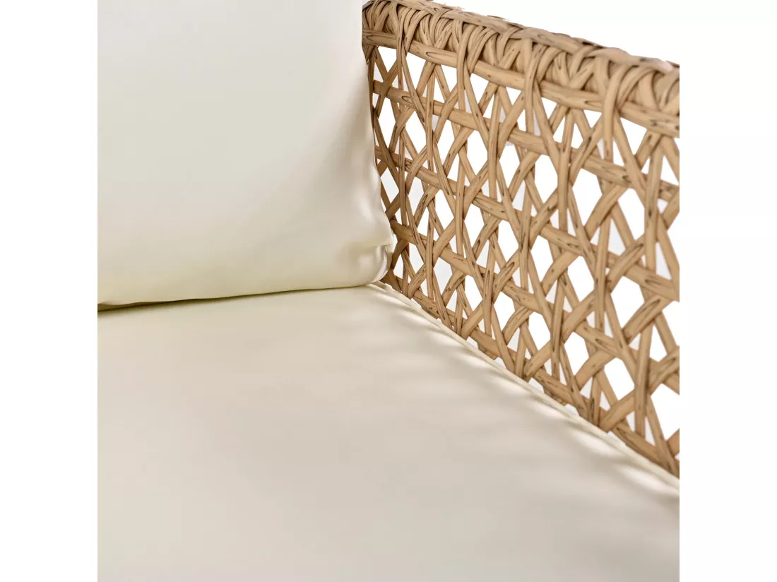Balancelle de jardin avec coussin 9cm, avec oreillers et 2x240cm chaînes, 2 places, Charge 320kg