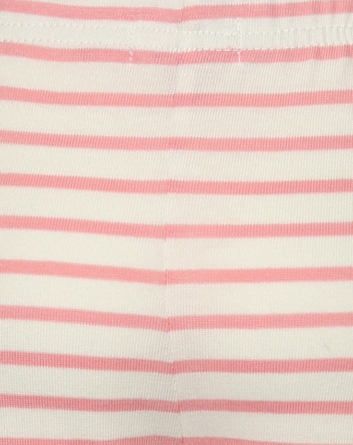 Jersey-Hose SLOUCH gestreift in rosa/weiß