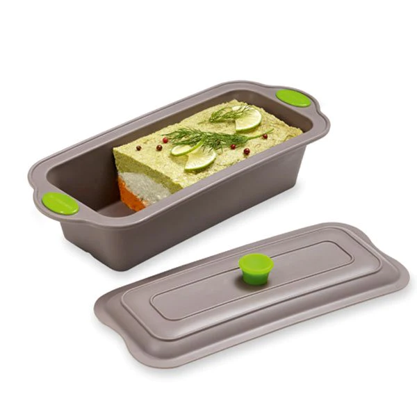 Lot de 3 moules Rigiflex : moule à tarte cannelé, moule terrine et mou