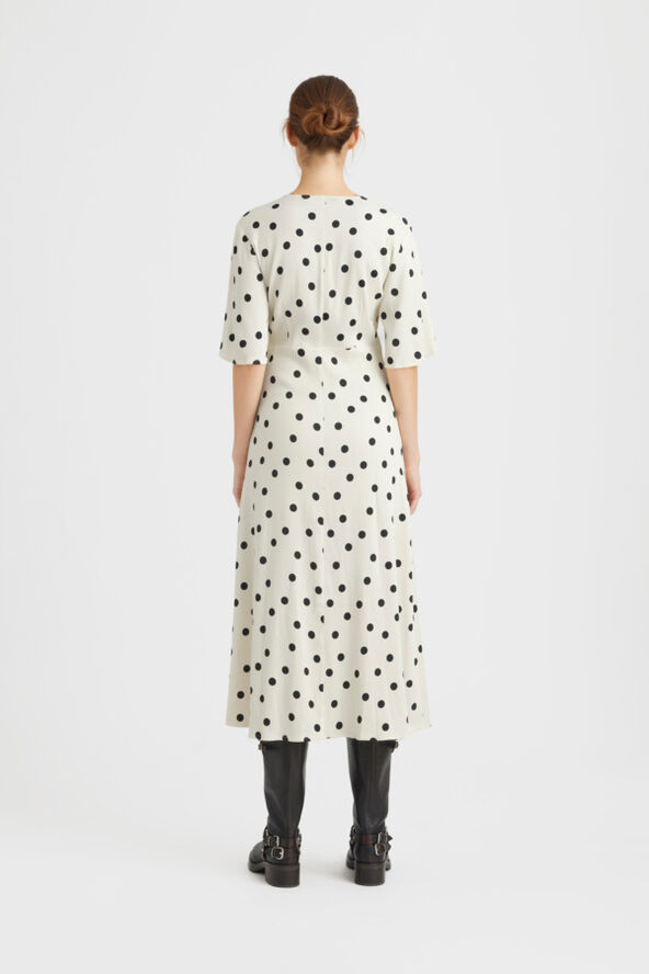 Gestuz DottiaGZ P midi dress Afterglow with black dot